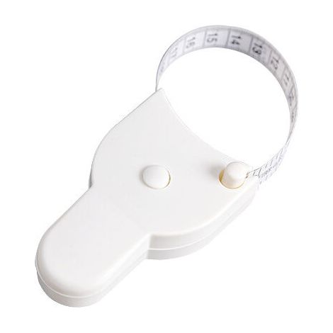Mètre ruban auto-serrant pour la taille et le sternum, 150 cm, pour la couture, tailleur, ruban à mesurer, feuille de riz, 1 pièce, blanc