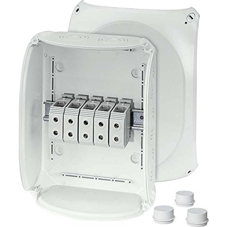 Hensel 62000018 Caja de derivación gris claro 122x295x225 mm