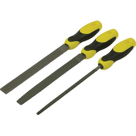 Stanley® 3-Piece Handled Rasp Set for Woodworking and Metalworking - Model STA022477
