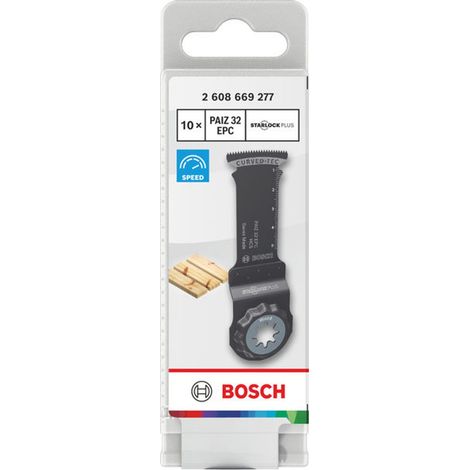 Bosch Tauchsägeblatt PAIZ 32 EPC Holz, Starlock, 32 x 60 mm, 10-tlg.