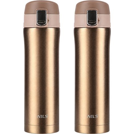 Tazza termica dorata - Isolante, 295 ml, confezione da 2 (1/5)