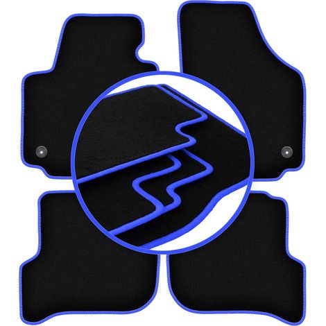 Alfombrillas CARLUX-BLUE para Seat Altea XL monovolumen (08.2008-2015) (1/5)