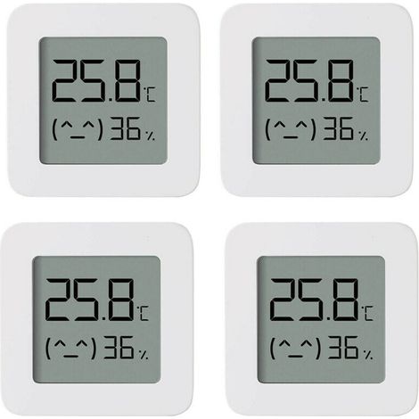 Termómetro Xiaomi BT 2 inalámbrico, inteligente, eléctrico, digital, higrómetro, sensor de humedad, compatible con la aplicación Mijia. (1/5)