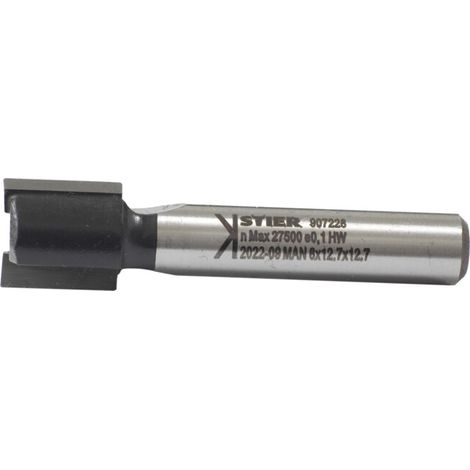 STIER Fraise charnière D12,7 × I12,7 × P8 mm (1/4)
