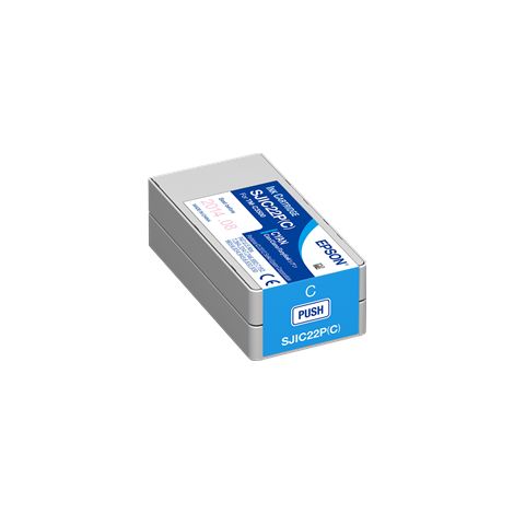 Cartucho epson sjic22p cyan tm-c3500