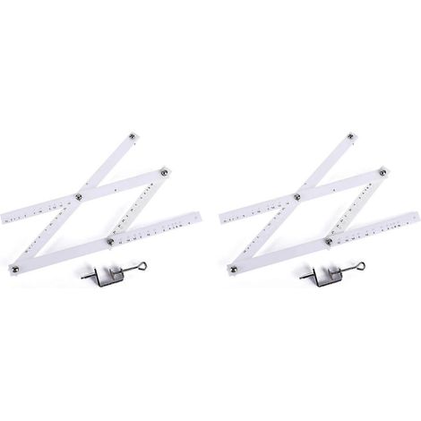 Hochwertiges 2-fach faltbares Lineal, Künstler-Pantograph, Zeichenwerkzeug, Vergrößerungs- und Verkleinerungsgerät für Büro und Schule. (1/5)