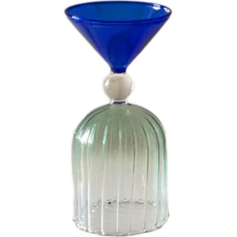 Vasos de vidrio modernos para beber, copa de vino creativa, -D