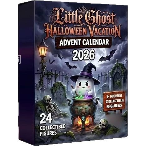 Acrylic Halloween Advent Calendar, Type G, New for 2026, Holiday Countdown