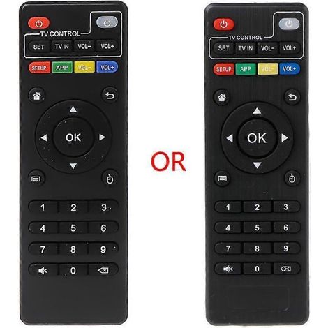 Télécommande infrarouge universelle pour boîtiers Android TV (M8S, M8N, MXQ Pro) – Compatible avec toutes les applications TV, facile à configurer, pile incluse