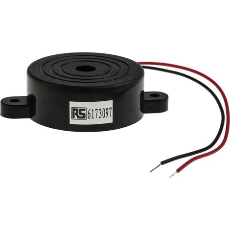 Buzzer piézo RS PRO 96dB Continu, 20V c.c. max, Montage panneau ( Prix pour 1 ) (1/3)