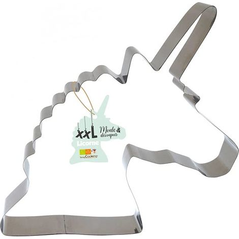 ScrapCooking 1982 moule-découpoir XXL Unicorno, Acciaio Inossidabile, Acciaio Inox, 30 x 16,5 x 5 cm (1/4)