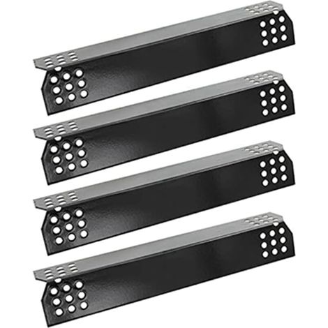 Lot de 4 plaques chauffantes en acier porcelaine pour le four, pour Nexgrill 720-0830H, Grill Master 720-0697