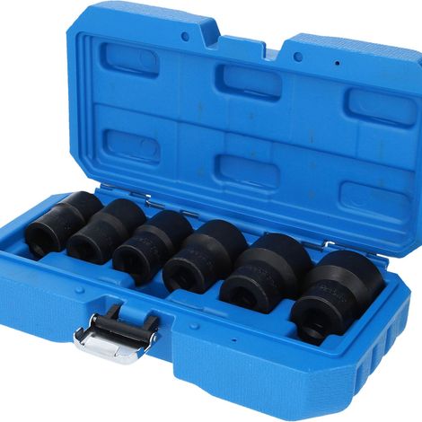 BRILLIANT TOOLS 1/2" Juego de vasos de perfil en espiral 7 piezas. 21 - 32mm - BT026005 (1/5)