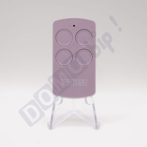 Télécommande FADINI DIVO 71 Lilas - Fréquence 433.92 MHz - 4 Canaux - Rolling Code - Référence : 7113CL - Compatible Portails et Portes Motorisées (1/5)