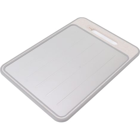 Planche à découper double face, dégivrage rapide et plaque à moudre avec aiguiseur de couteaux pour cuisine, couleur kaki (1/5)