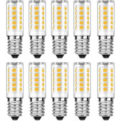 10er-Pack E14 LED-Lampen – Warmweiß (3000 K) – 5 W (entspricht einer 50-W-Glühbirne) – 500 lm (nicht dimmbar) (1/5)