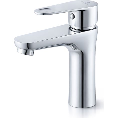 Waschtischarmatur niedrig Badarmatur Chrom Einhandmischer SOLARI