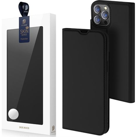 Étui Dux Ducis Skin Pro avec rabat pour iPhone 13 Pro Noir (1/5)