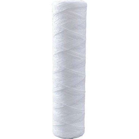 Confezione da 5 cartucce filtranti da 5 micron e 25,4 cm per la filtrazione universale dei sedimenti. Ricambio universale. Prefiltro a osmosi inversa in polipropilene. (1/4)