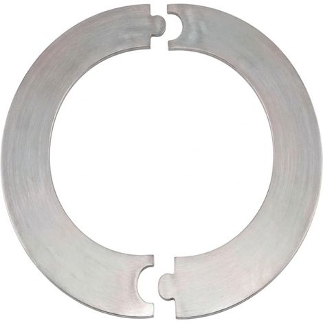 MAKA Rosone Circolare Componibile Canna Fumaria Doppia Parete Inox Ø 100 mm (esterno 120) (1/5)