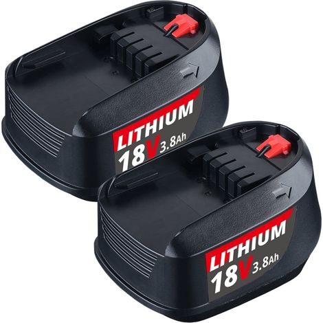2X Für Bosch 18V PSB 18 LI,PST 18 LI,PSR 18 LI,PST 18 Li,1600A005B0 Akku PBA 3.8Ah (1/5)
