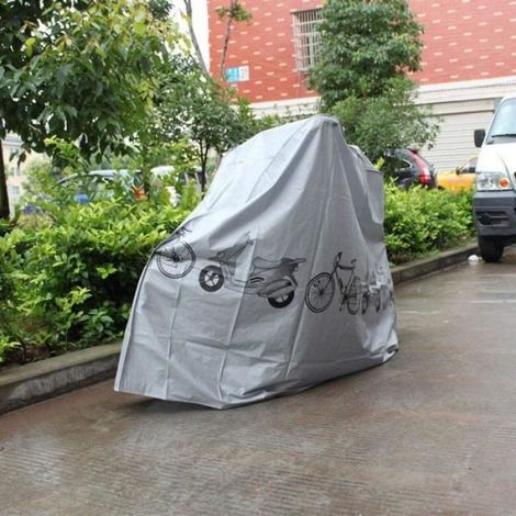 Couverture vélo Universel, Housse imperméable vélo, Scooter vélo est étanche à la Pluie, Anti-poussière et résistant aux UV, adapt (1/4)