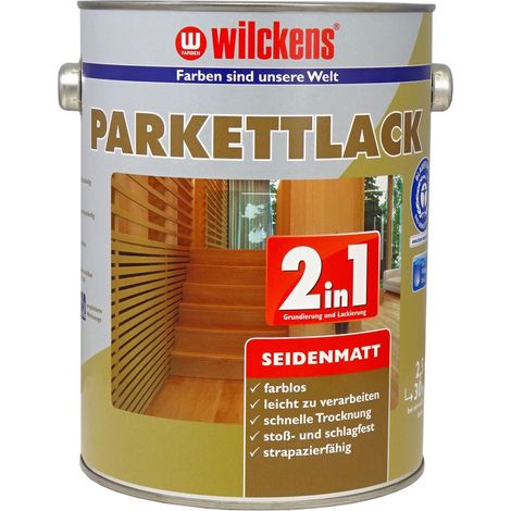 Wilckens Parkettlack 2in1 seidenmatt 2,5l 12400100080