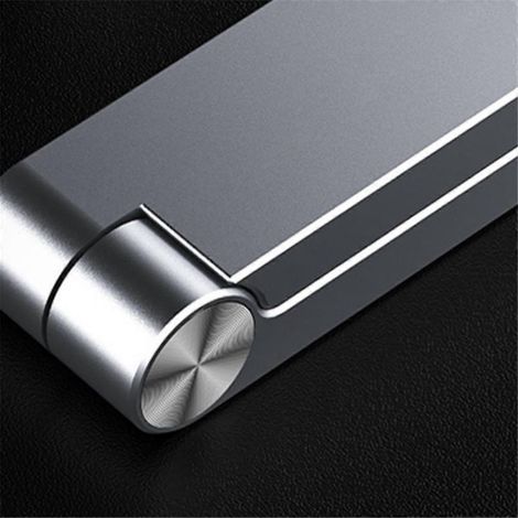 klein und tragbar, Handyhalterung silber