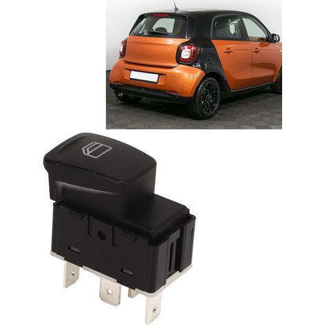 Ej.Life Fensterheber-Steuer Knopf Ersatz für SMART 454 FORFOUR, A4548201010 Fenstersc Halter Empfindliche Schnell Reaktions Fenster Master-Taste A