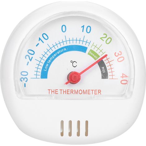 Thermomètre pour réfrigérateur-congélateur, grand cadran (mécanique blanc) (1/5)