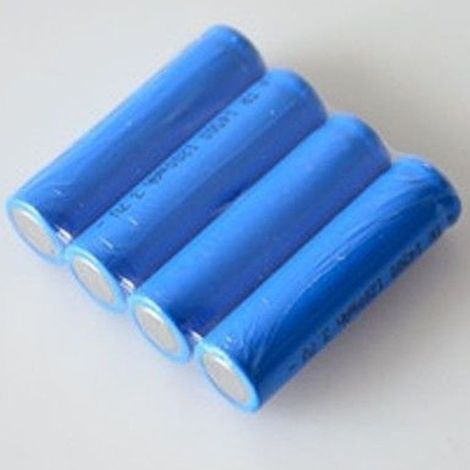 Set 4 Pile Batterie Ricaricabili Gh 14500 360mah 3.7v Per Dispositivi Elettrici