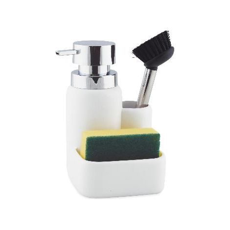 ANDREA HOUSE CC20117 Dispensador Poli Blanc 12,5X11,5X19 - ref: CC20117