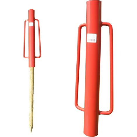 Pilon à poteau 10kg – Dimensions 800mm x Dia. 89mm – Pour montage de clôtures en bois ou métal – Diamètre intérieur max 80mm (1/3)