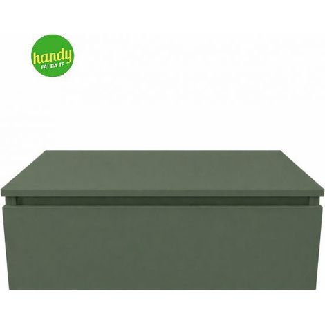 Cassettone Mobo Loto 90 cm Verde Bottiglia (1/2)