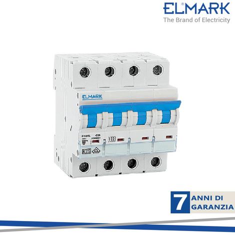 INTERRUTTORE AUTOMATICO C104L  4P 10KA C40A CURVA C