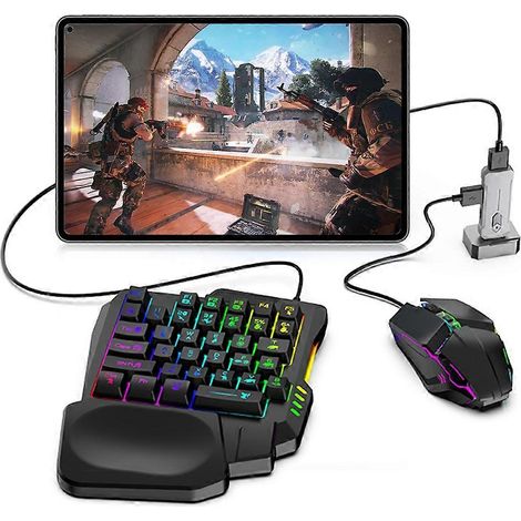 Convertisseur clavier/souris gaming 5 en 1 pour mobile et portable, compatible Bluetooth 5.3, pour PUBG.
