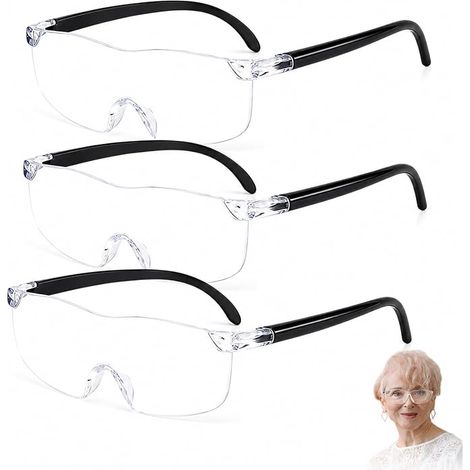 Lot de lunettes grossissantes pour porteurs de lunettes (1/5)
