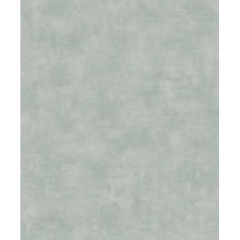 Papier peint uni effet toile lin vert sauge (1/2)
