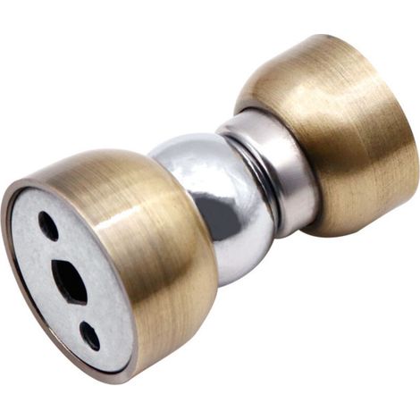 Mini Magnetic Door Stopper Set Wall Mounted Metal Door Stops (Gold) (1/3)