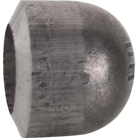 Fond bombé DIN 28011, P 265 GH formé à froid,bord en V exté. 42,4 x 3,0 mm