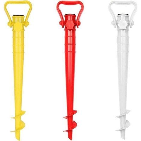 pair Lot de 3 supports de parasol, ancrages au sol pour parasol, ancrages pour parasol de plage, pour parasols de jardin, nichoirs, tonnelles, drapeaux (1/4)