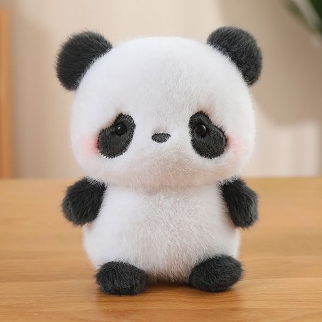 Panda En Peluche - 16 cm - Jouet Doux Pour Décoration Intérieure Bureau Maison - Idéal Pour Soulagement Du Stress - 1 Pièce (1/5)