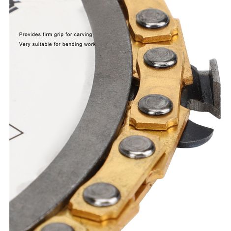 Disque de chaîne de rechange 125 mm pour meuleuse d'angle, compatible avec le bois, le contreplaqué et le métal. (1/3)
