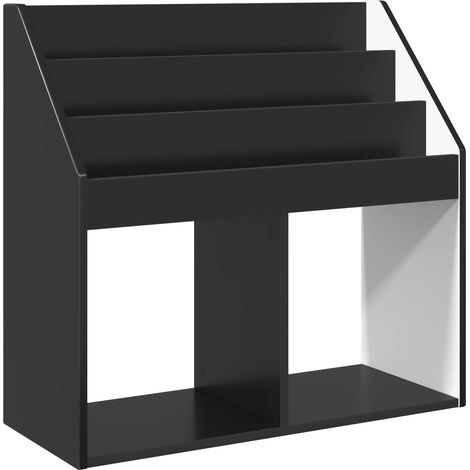Maison Exclusive - Libreria per Bambini Nero 72,5 x 29,5 x 69 cm Legno multistrato