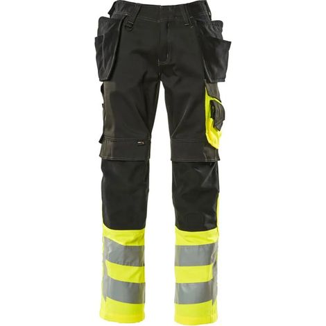 Pantalón de trabajo Mascot safe supreme costuras duraderas alta visibilidad