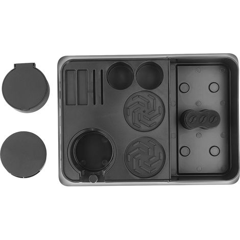 Contenitore per caffè, supporto dosatore multifunzionale, stazione di pressatura compatta, contenitore per utensili domestici. (1/5)