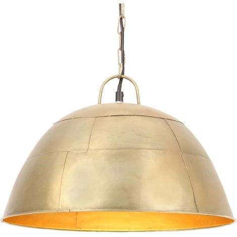 Hängelampe Vintage Industriestil 25 W Messing Rund 41 cm E27