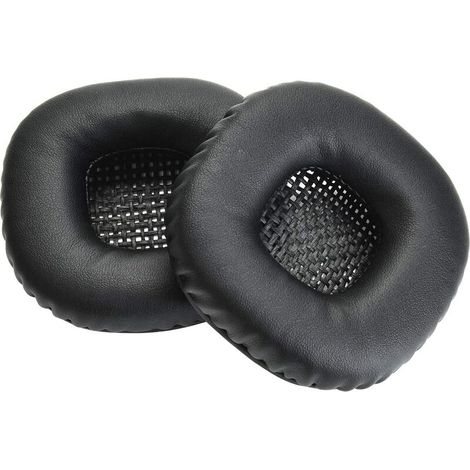 Paire de coussinets d'oreille de rechange pour coussins d'oreille pour Marshall Major I Major II Coussinets d'oreille en mousse (Noir) (1/5)