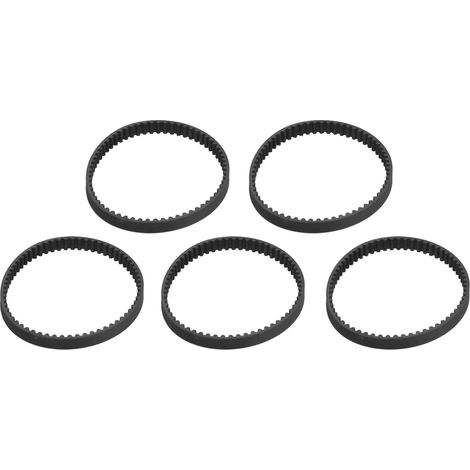 Lot de 5 poulies de renvoi synchrones à boucle fermée pour imprimante 3D, en caoutchouc néoprène, pas de denture de 5 mm, résistance à la température de 230 à 260 °C, modèle 5412-0009-0265