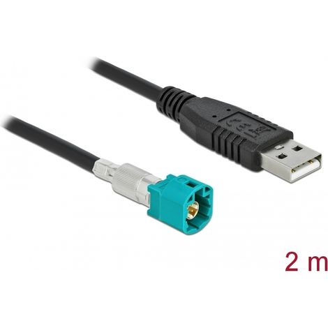 Delock Cable HSD Z macho a USB 2.0 Tipo-A macho 2 m